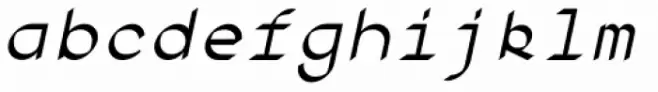 VLNL Tp Kurier Callig Italic