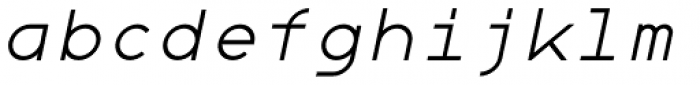 VLNL Tp Kurier Sans Italic