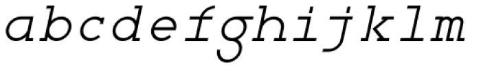 VLNL Tp Kurier Serif Italic