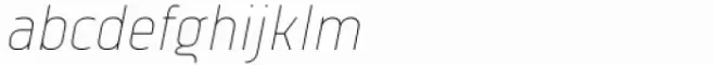 Vogie Thin Narrow Italic