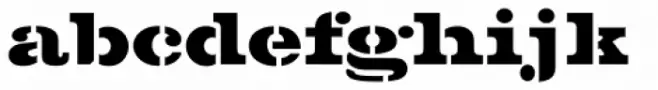Volta Stencil D Bold