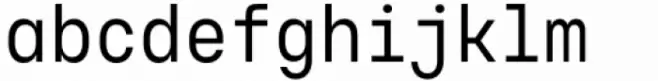Voyager Mono Condensed Regular Alt