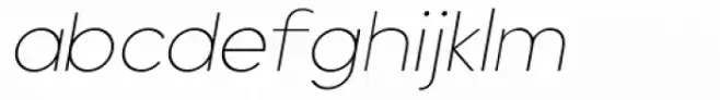 VVE Giallo Thin Italic