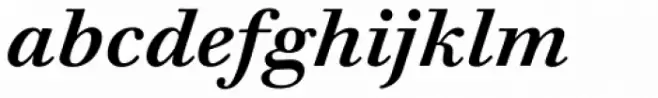 Walbaum 12 pt Semi Bold Italic
