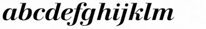 Walbaum 120 XL Medium Pro Bold Italic