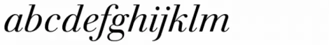 Walbaum Antiqua Pro Book Italic