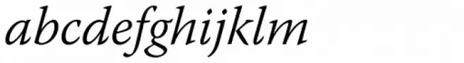 Warnock Pro Light Italic