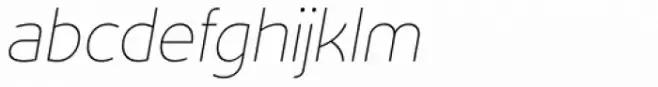 Wasabi Extra Light Italic