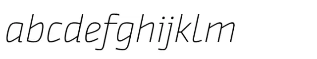 Ways Extra Light Italic