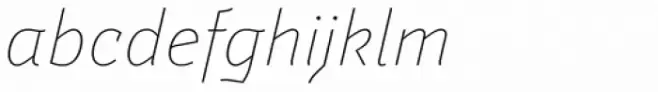 Weitalic Extra Light Italic