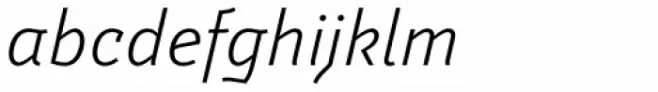 Weitalic Light Italic