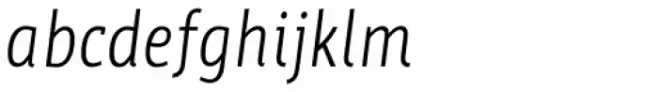 Werk Condensed Italic