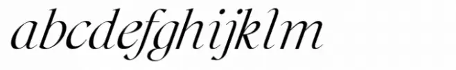 Westbourne Serif Italic