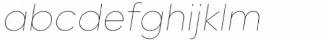 Willgray B Thin Italic