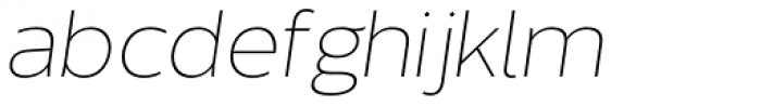 Without Sans ExtraLight Italic
