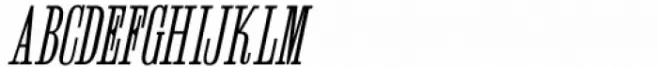 Wood Serif Poster JNL Oblique