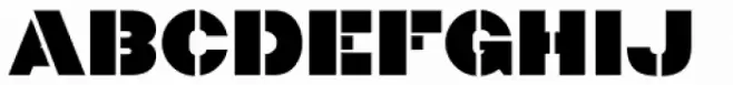 Wood Stencil Regular