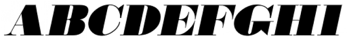 Wood Type Bodoni Oblique JNL