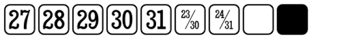 Wood Type Calendar JNL