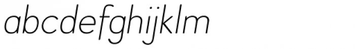 Woodford Bourne Hairline Italic