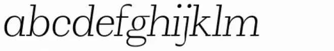 WT Volkolak Serif Display Thin Italic