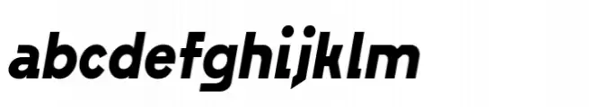 Xaver Grotesk Cond-Heavy-Italic