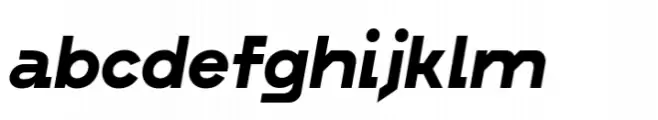 Xaver Grotesk Heavy-Italic