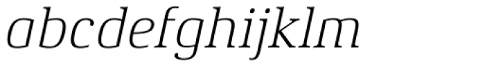 Xenois Serif Pro Light Italic