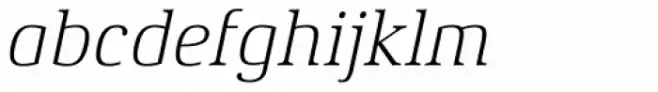 Xenois Serif Pro Light Italic