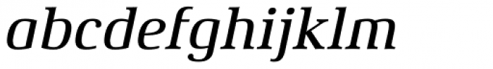 Xenois Serif Pro Medium Italic