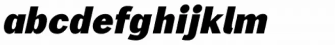 Xpress Heavy Italic