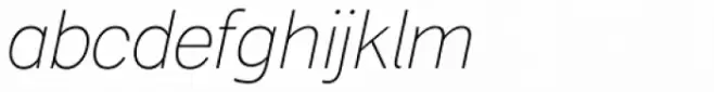 Xpress Thin Italic