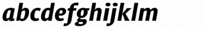 Xtra Sans LF Heavy Italic