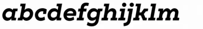 XXII Geom Slab Bold Italic