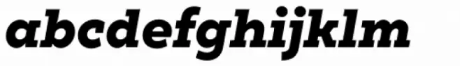 XXII Geom Slab Heavy Italic