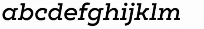 XXII Geom Slab Medium Italic