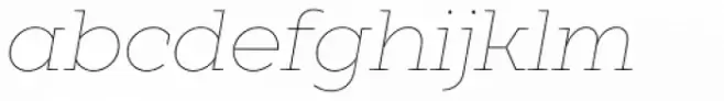 XXII Geom Slab Thin Italic