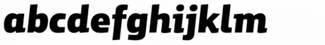 Yalta Sans Std Black Italic