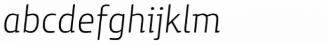 Yalta Sans Std Light Italic