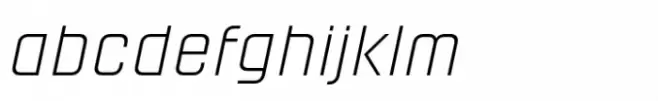 Yanyont Extra Light Italic
