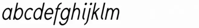 Yassitf Condensed Light Italic