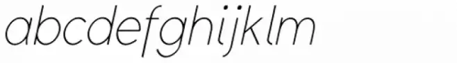 Yassitf Narrow Ultra Thin Italic