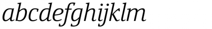 Yefimov Serif Light Italic