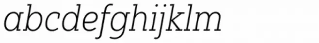 Yorkten Slab Condensed Thin Italic