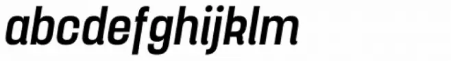 Yoshida Sans Medium Condensed Italic