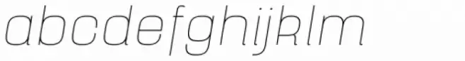Yoshida Sans Thin Italic