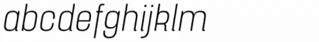 Yoshida Soft Ultra Light Condensed Italic
