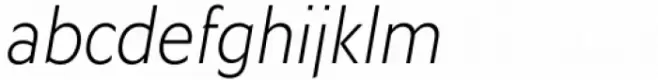 Ysans Std Light Italic
