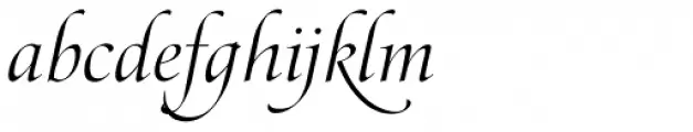 Zapf Renais SB Light Italic Swash