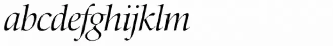 Zapf Renaissance Antiqua Light Italic